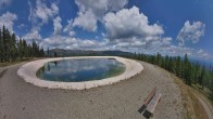 Archiv Foto Webcam Hochrindl Speicherteich 11:00
