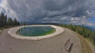 Archiv Foto Webcam Hochrindl Speicherteich 15:00