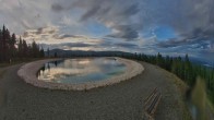 Archiv Foto Webcam Hochrindl Speicherteich 19:00