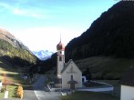 Archiv Foto Webcam Vent - Blick zur Kirche und den Stubaier Alpen 04:00