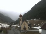 Archiv Foto Webcam Vent - Blick zur Kirche und den Stubaier Alpen 07:00