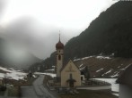 Archiv Foto Webcam Vent - Blick zur Kirche und den Stubaier Alpen 09:00