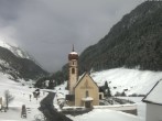 Archiv Foto Webcam Vent - Blick zur Kirche und den Stubaier Alpen 13:00