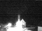 Archiv Foto Webcam Vent - Blick zur Kirche und den Stubaier Alpen 23:00