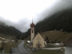 Archiv Foto Webcam Vent - Blick zur Kirche und den Stubaier Alpen 09:00