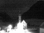 Archiv Foto Webcam Vent - Blick zur Kirche und den Stubaier Alpen 23:00