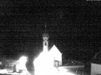 Archiv Foto Webcam Vent - Blick zur Kirche und den Stubaier Alpen 23:00