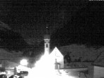 Archiv Foto Webcam Vent - Blick zur Kirche und den Stubaier Alpen 01:00