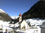 Archiv Foto Webcam Vent - Blick zur Kirche und den Stubaier Alpen 11:00