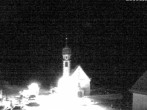 Archiv Foto Webcam Vent - Blick zur Kirche und den Stubaier Alpen 01:00