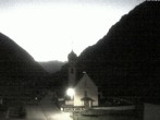 Archiv Foto Webcam Vent - Blick zur Kirche und den Stubaier Alpen 22:00