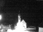 Archiv Foto Webcam Vent - Blick zur Kirche und den Stubaier Alpen 23:00