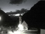Archiv Foto Webcam Vent - Blick zur Kirche und den Stubaier Alpen 03:00