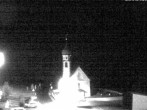 Archiv Foto Webcam Vent - Blick zur Kirche und den Stubaier Alpen 23:00