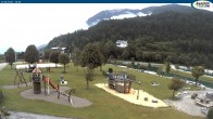 Archived image Webcam Lake Achensee - beach 19:00