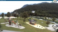 Archived image Webcam Lake Achensee - beach 13:00