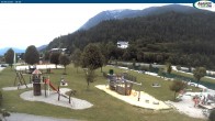 Archiv Foto Webcam Achensee: Achenkirch Badestrand 19:00