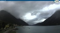 Archived image Webcam Pertisau at Achensee - footbridge 06:00