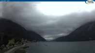 Archived image Webcam Pertisau at Achensee - footbridge 09:00