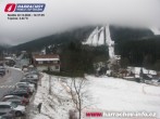 Archived image Webcam ski-jumping hill Čerťák 13:00