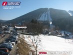 Archiv Foto Webcam Harrachov: Skischanzen Čerťák 13:00