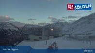 Archiv Foto Webcam Sölden: Bergstation Giggijochbahn 00:00