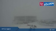 Archiv Foto Webcam Sölden: Bergstation Giggijochbahn 14:00