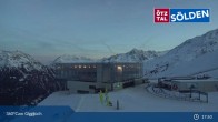 Archiv Foto Webcam Sölden: Bergstation Giggijochbahn 01:00