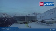 Archiv Foto Webcam Sölden: Bergstation Giggijochbahn 18:00