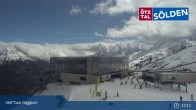 Archiv Foto Webcam Sölden: Bergstation Giggijochbahn 13:00