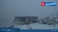 Archiv Foto Webcam Sölden: Bergstation Giggijochbahn 00:00