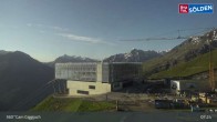 Archiv Foto Webcam Sölden: Bergstation Giggijochbahn 06:00