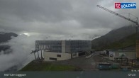 Archiv Foto Webcam Sölden: Bergstation Giggijochbahn 06:00