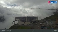 Archiv Foto Webcam Sölden: Bergstation Giggijochbahn 08:00