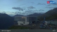 Archiv Foto Webcam Sölden: Bergstation Giggijochbahn 04:00