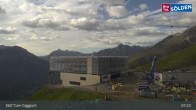 Archiv Foto Webcam Sölden: Bergstation Giggijochbahn 06:00
