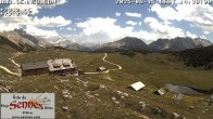 Archiv Foto Webcam Sennes Hütte in Südtirol 13:00