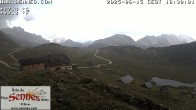 Archiv Foto Webcam Sennes Hütte in Südtirol 15:00