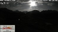 Archiv Foto Webcam Sennes Hütte in Südtirol 23:00