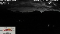 Archiv Foto Webcam Sennes Hütte in Südtirol 01:00