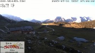 Archiv Foto Webcam Sennes Hütte in Südtirol 06:00