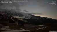 Archiv Foto Seiser Alm: Webcam am Almgasthof Zallinger 23:00