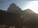 Archiv Foto Webcam Gröden: Saslong Abfahrt vom Alpenhotel Plaza 13:00