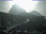 Archiv Foto Webcam Gröden: Saslong Abfahrt vom Alpenhotel Plaza 11:00