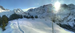 Archived image Webcam Panorama: Mont Bochor 09:00