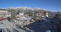 Archived image Webcam Alpes Maritimes - Place d&#39;Auron 13:00