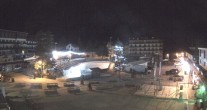 Archiv Foto Webcam Place d&#39;Auron 01:00