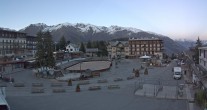 Archived image Webcam Alpes Maritimes - Place d&#39;Auron 19:00