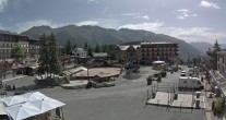 Archiv Foto Webcam Place d&#39;Auron 09:00