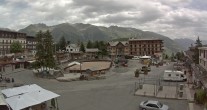 Archiv Foto Webcam Place d&#39;Auron 13:00